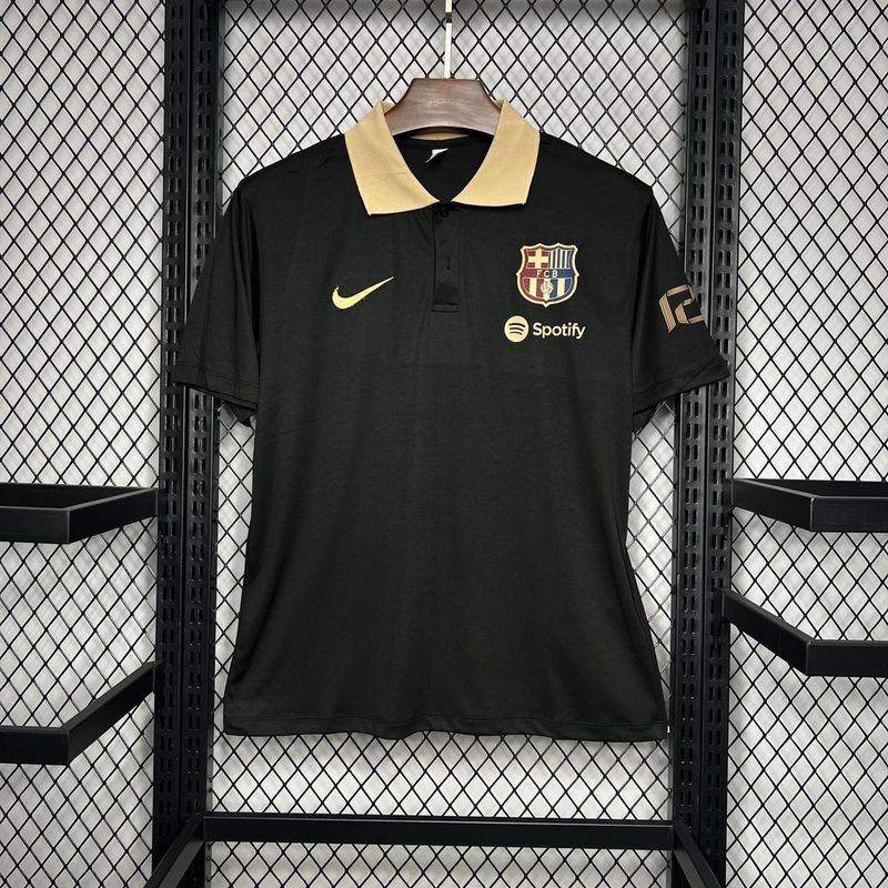 BARCELONA BLACK/GOLD POLO 2024/2025