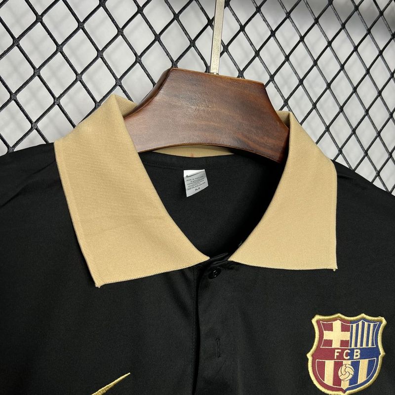 BARCELONA BLACK/GOLD POLO 2024/2025