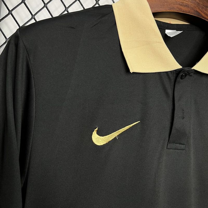 BARCELONA BLACK/GOLD POLO 2024/2025