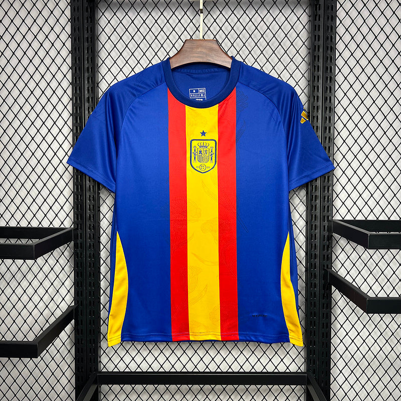 24-25 Spain Euro Pre-match training uniform Jersey