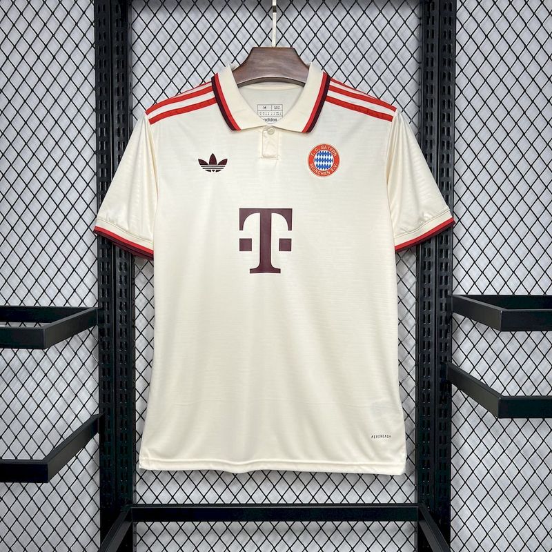 24-25 Bayern Third Away White Jersey