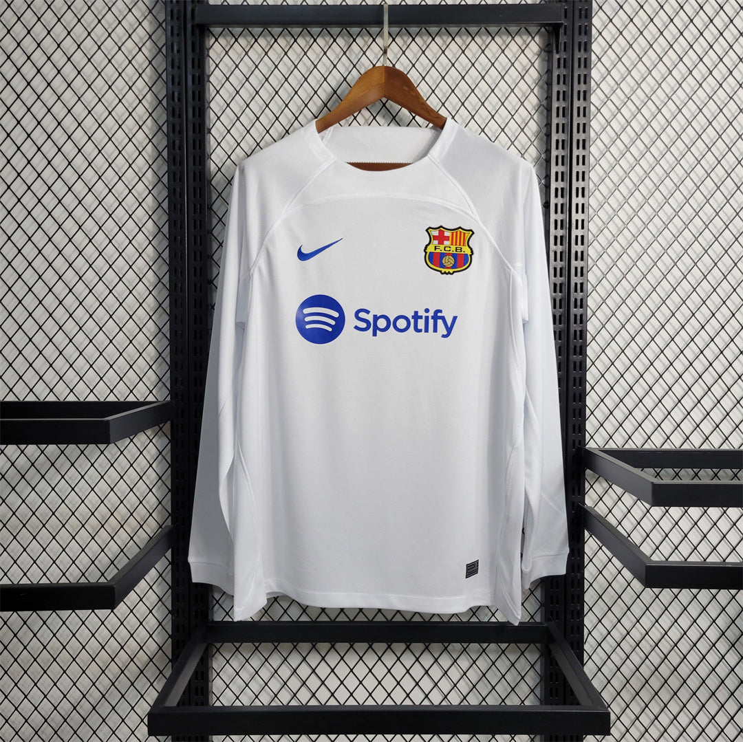 . 23-24 Barcelona away fan version Long Sleeve