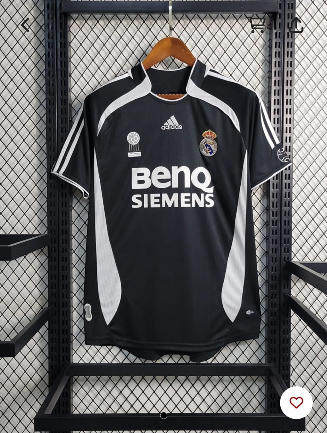 Real Madrid black retro