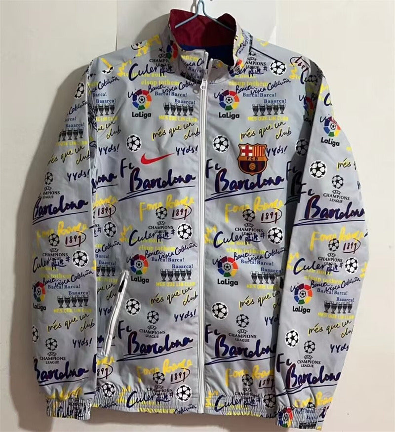 barcelona 2 faced jacket