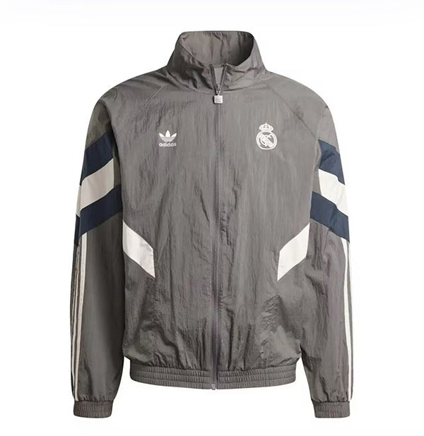 real Madrid gray jacket