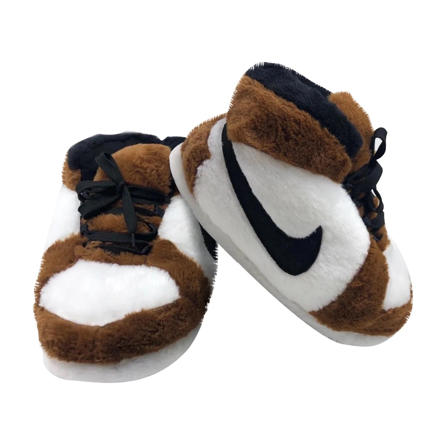 JORDAN BROWN SLIPPERS