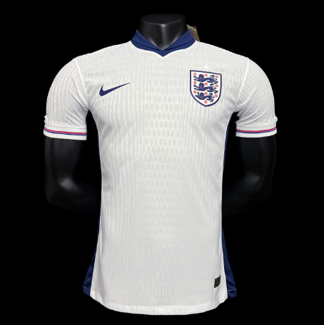 2024 England home white player version jersey