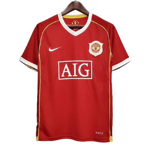 MANCHESTER UNITED RETRO JERSEY AIG SPONSOR