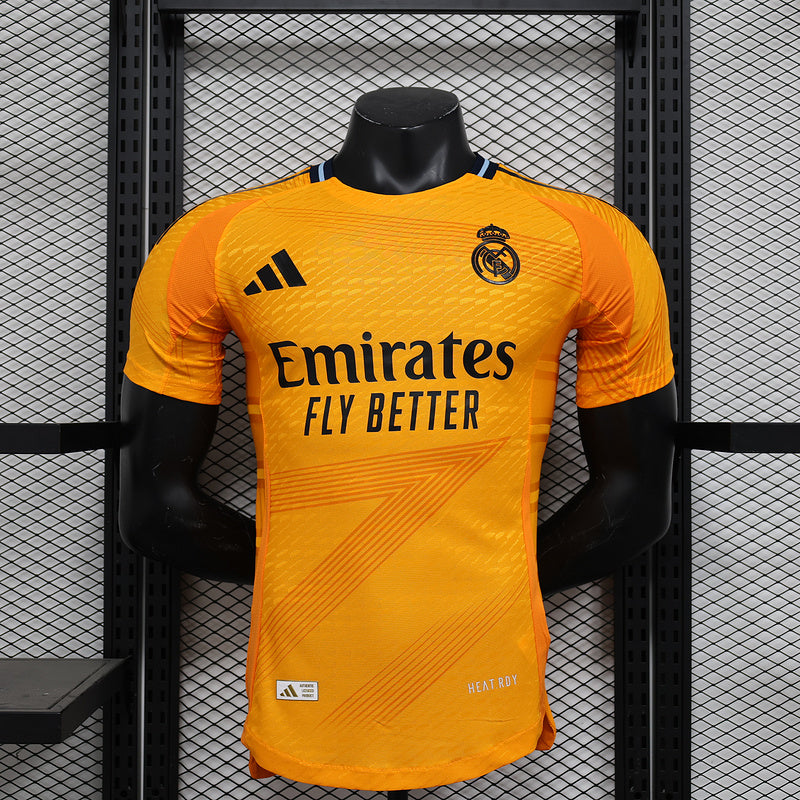 24-25 Real Madrid away orange player version jersey