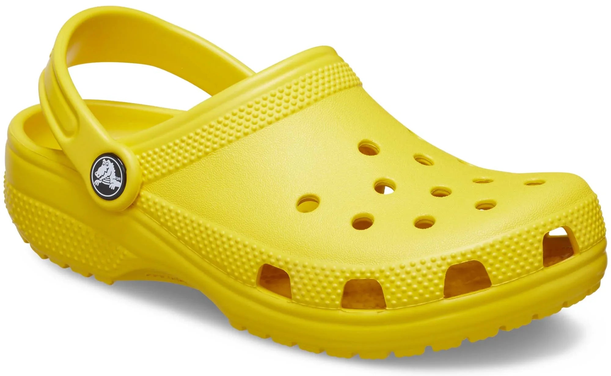 yellow classic crocs