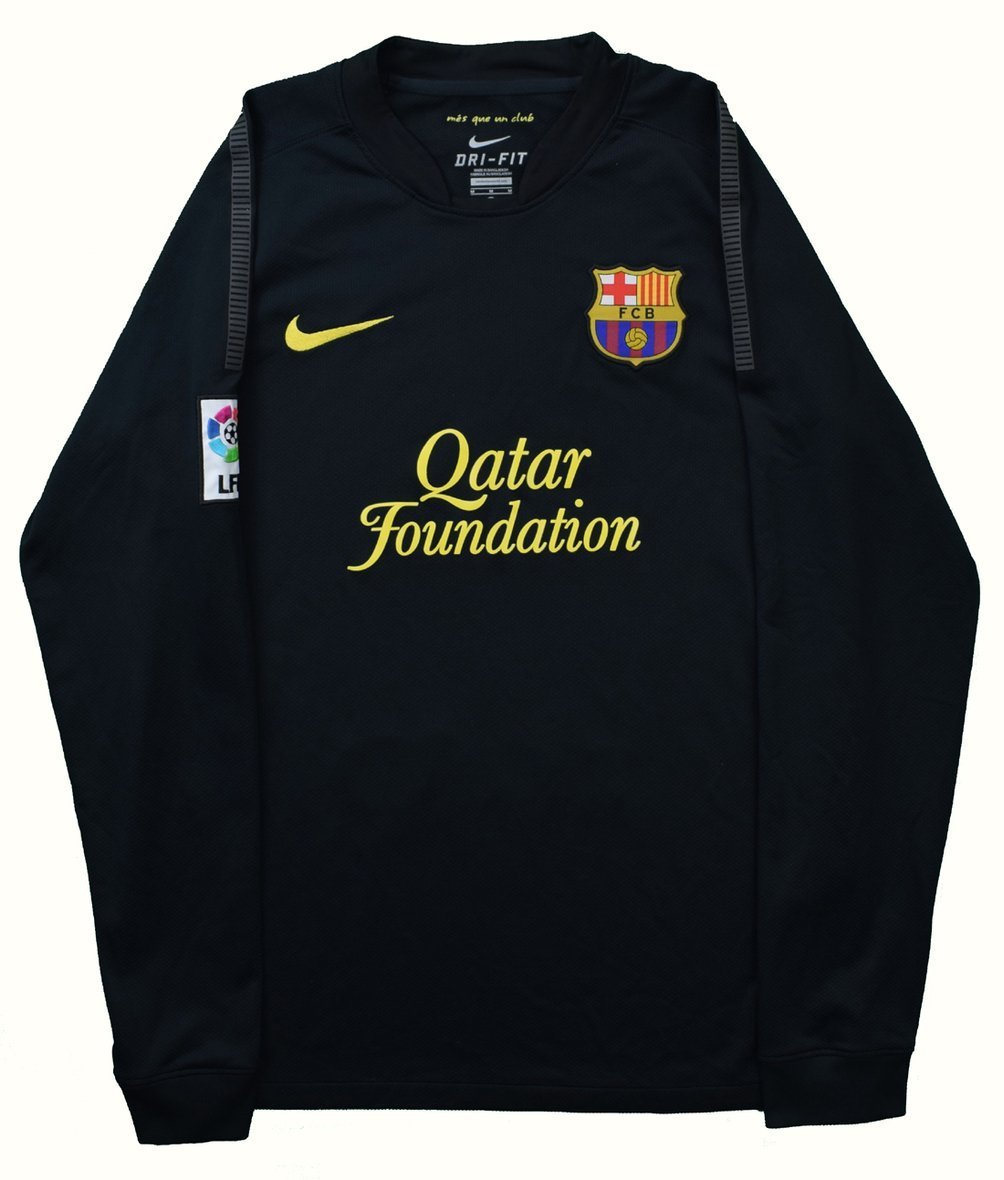 11-12 BARCELONA thiRd away retro jersey LONG SLEEVE