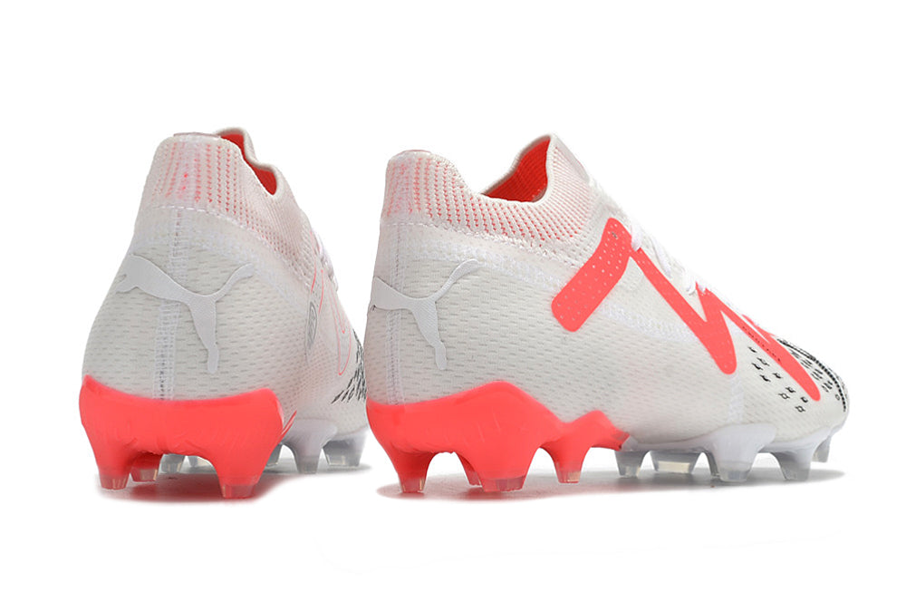 Puma future ultimate orange and white