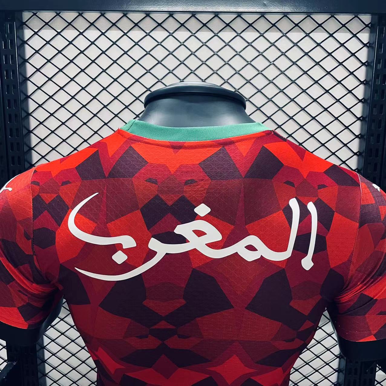 morocco red player version edition training jersey 2024